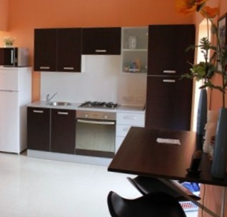 Küche der Ferienwohnung Penthouse